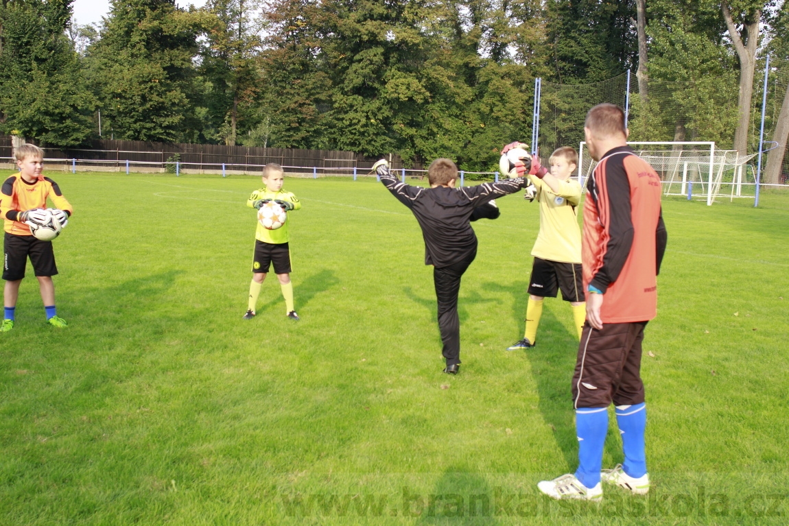 Brankářský trénink BFŠ - TJ AFK Nymburk - 9.9.2014