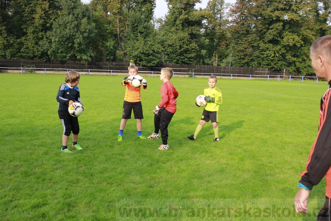 Brankářský trénink BFŠ - TJ AFK Nymburk - 9.9.2014