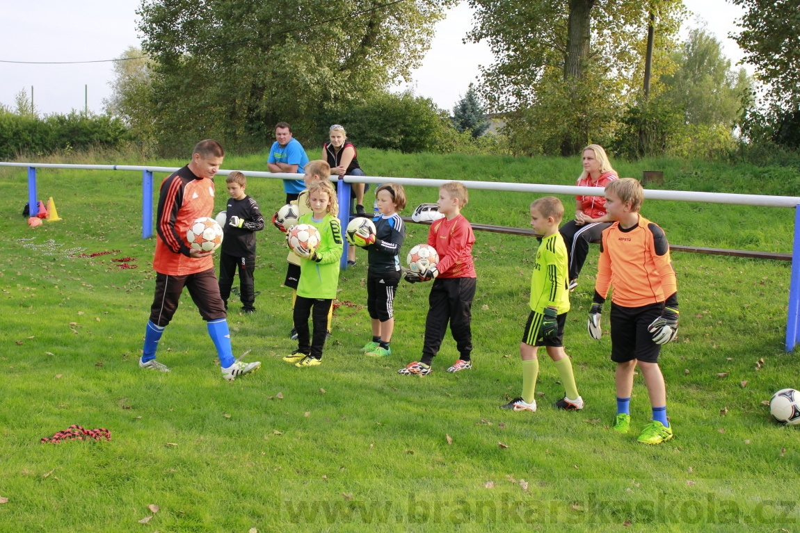 Brankářský trénink BFŠ - TJ AFK Nymburk - 9.9.2014