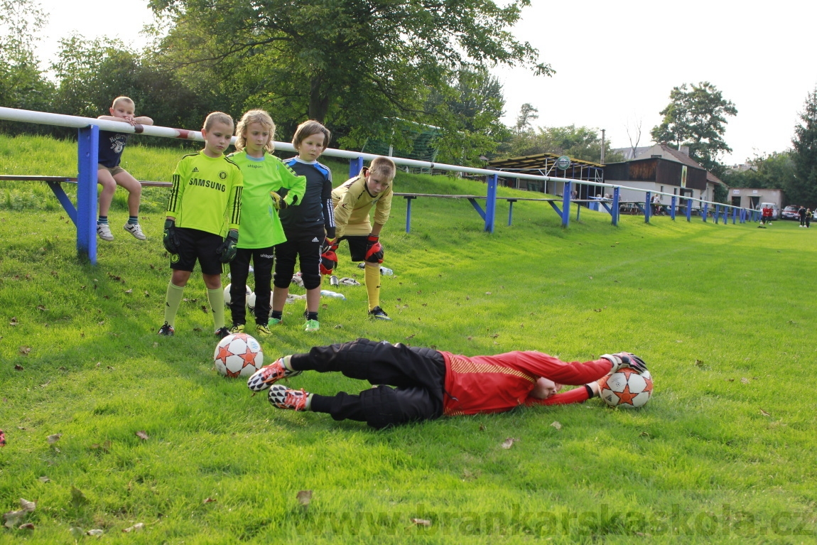 Brankářský trénink BFŠ - TJ AFK Nymburk - 9.9.2014