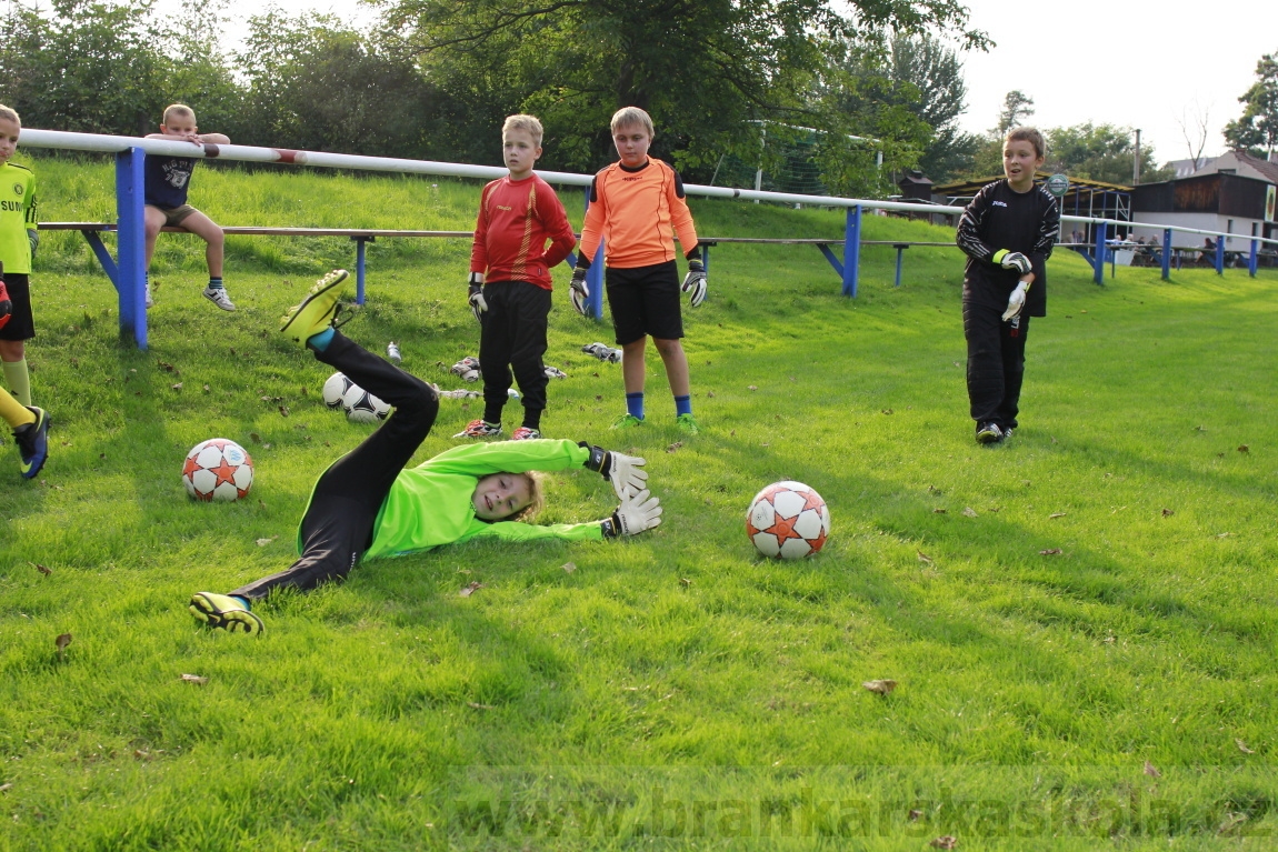 Brankářský trénink BFŠ - TJ AFK Nymburk - 9.9.2014