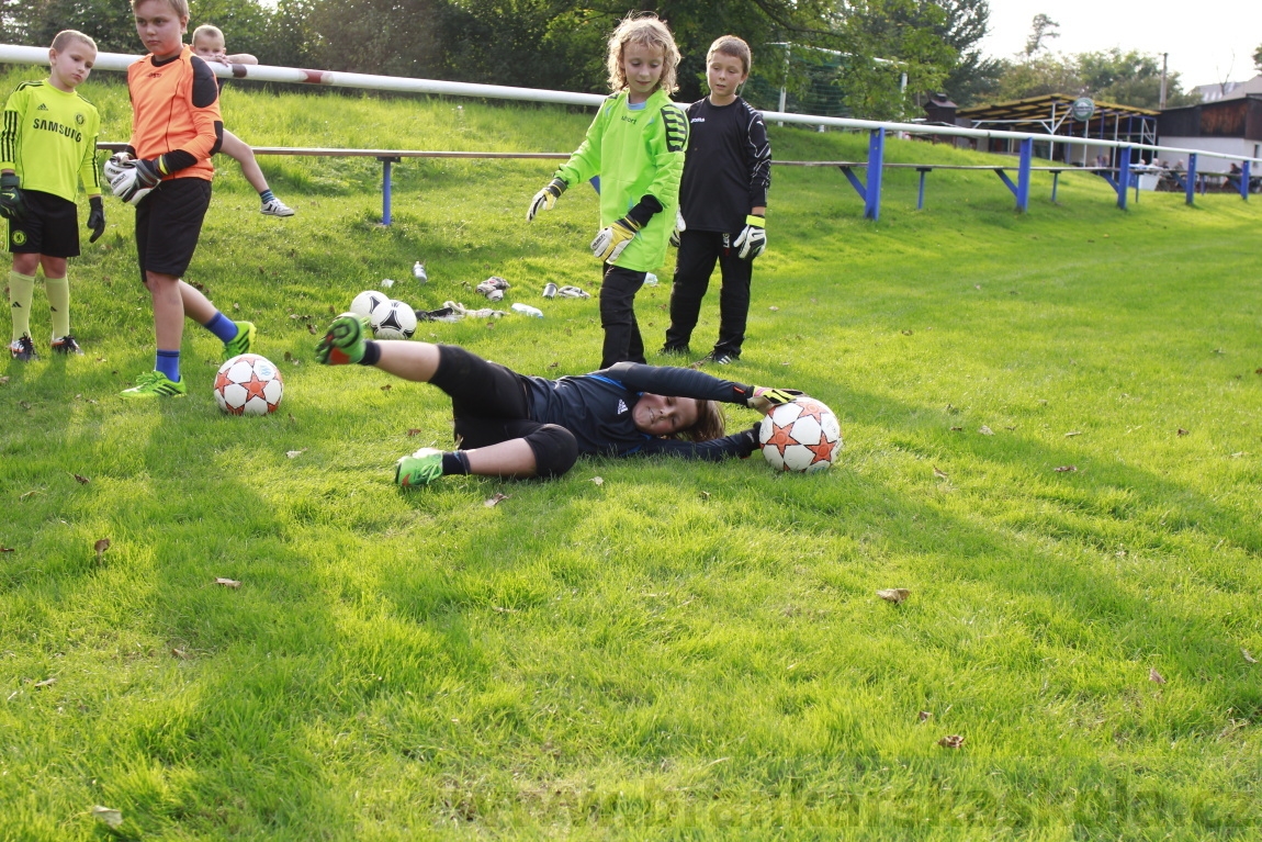 Brankářský trénink BFŠ - TJ AFK Nymburk - 9.9.2014