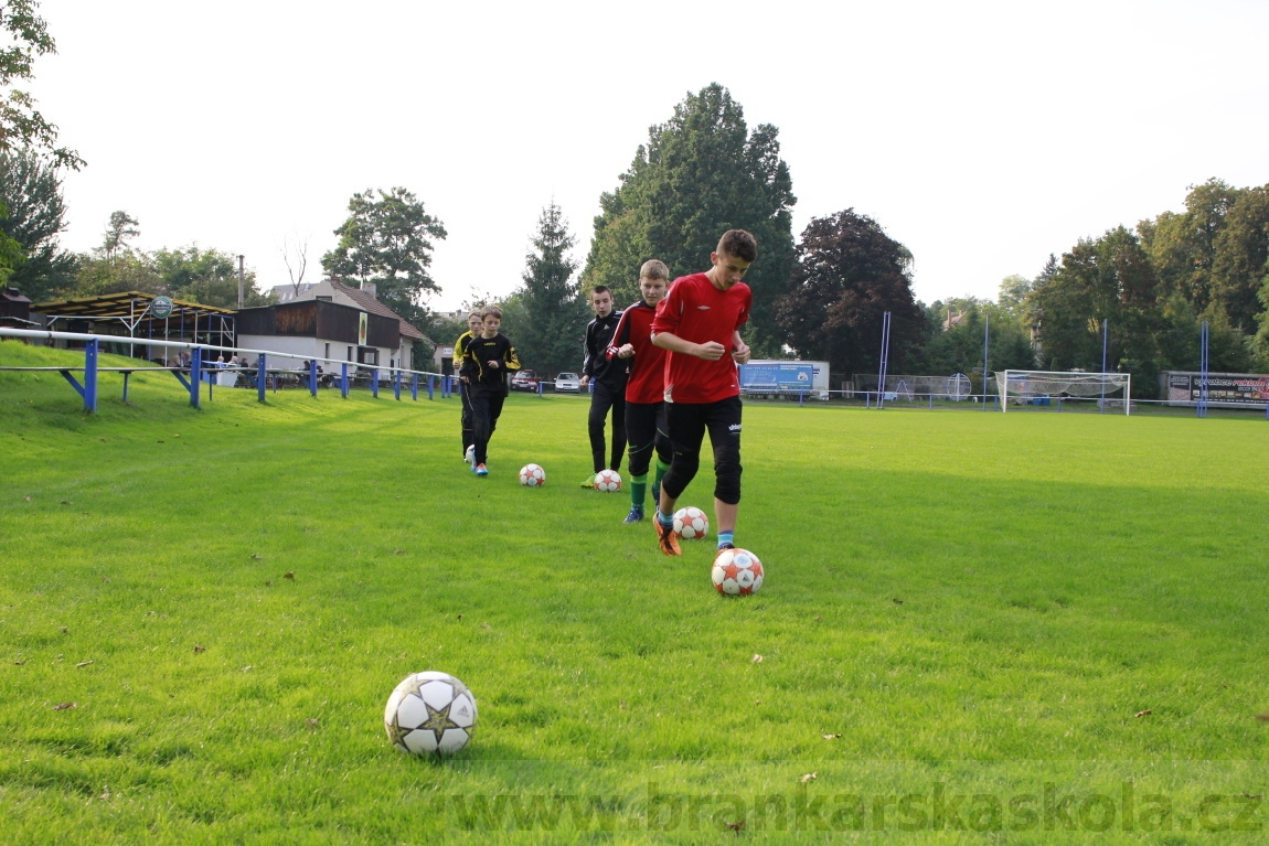 Brankářský trénink BFŠ - TJ AFK Nymburk - 9.9.2014