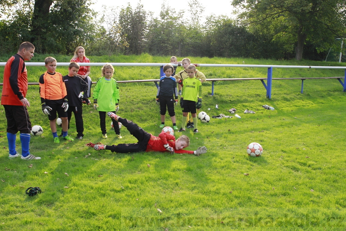 Brankářský trénink BFŠ - TJ AFK Nymburk - 9.9.2014