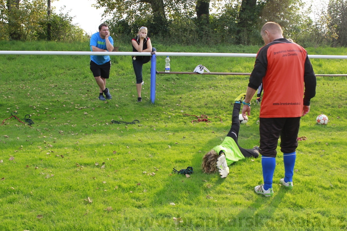 Brankářský trénink BFŠ - TJ AFK Nymburk - 9.9.2014