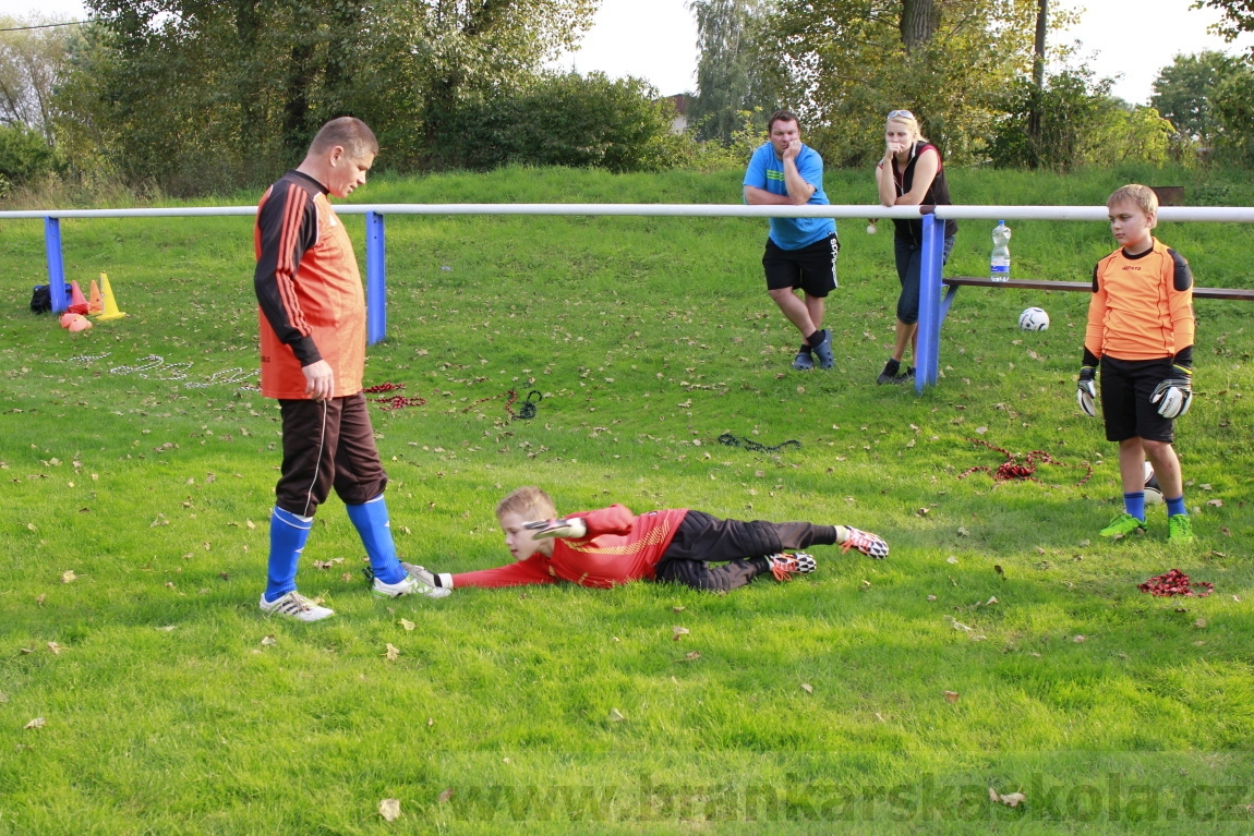 Brankářský trénink BFŠ - TJ AFK Nymburk - 9.9.2014