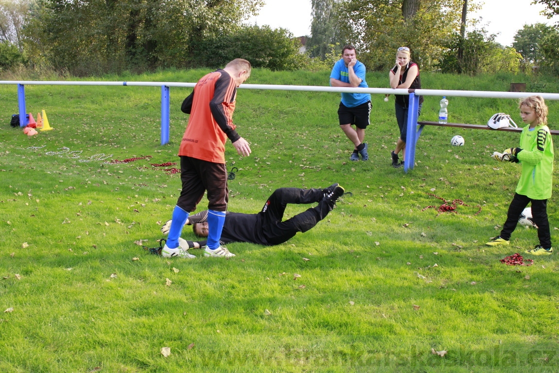 Brankářský trénink BFŠ - TJ AFK Nymburk - 9.9.2014