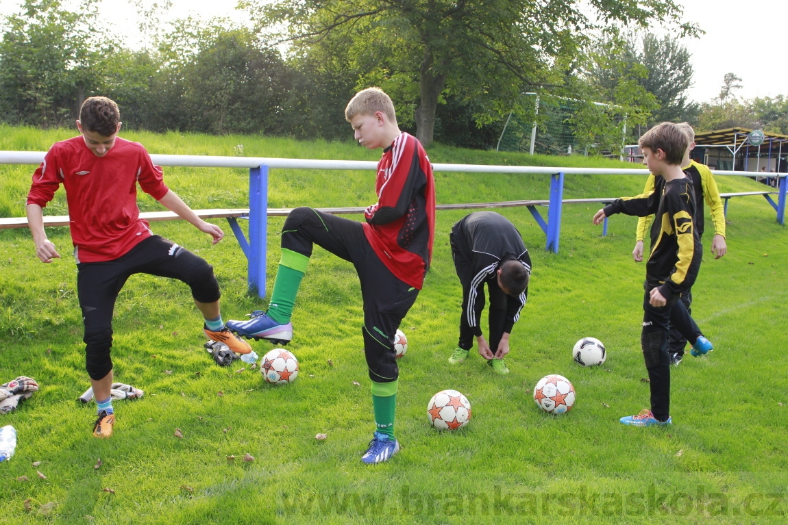 Brankářský trénink BFŠ - TJ AFK Nymburk - 9.9.2014