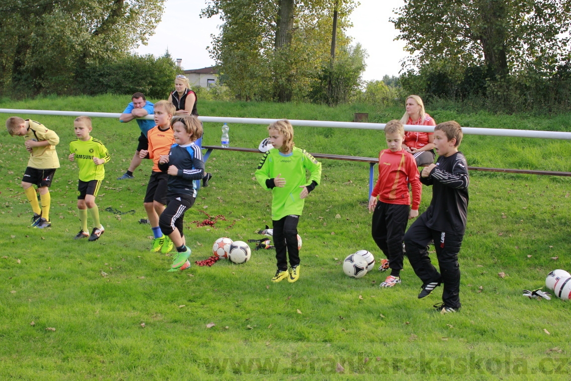 Brankářský trénink BFŠ - TJ AFK Nymburk - 9.9.2014