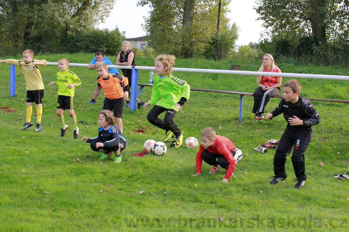 Brankářský trénink BFŠ - TJ AFK Nymburk - 9.9.2014