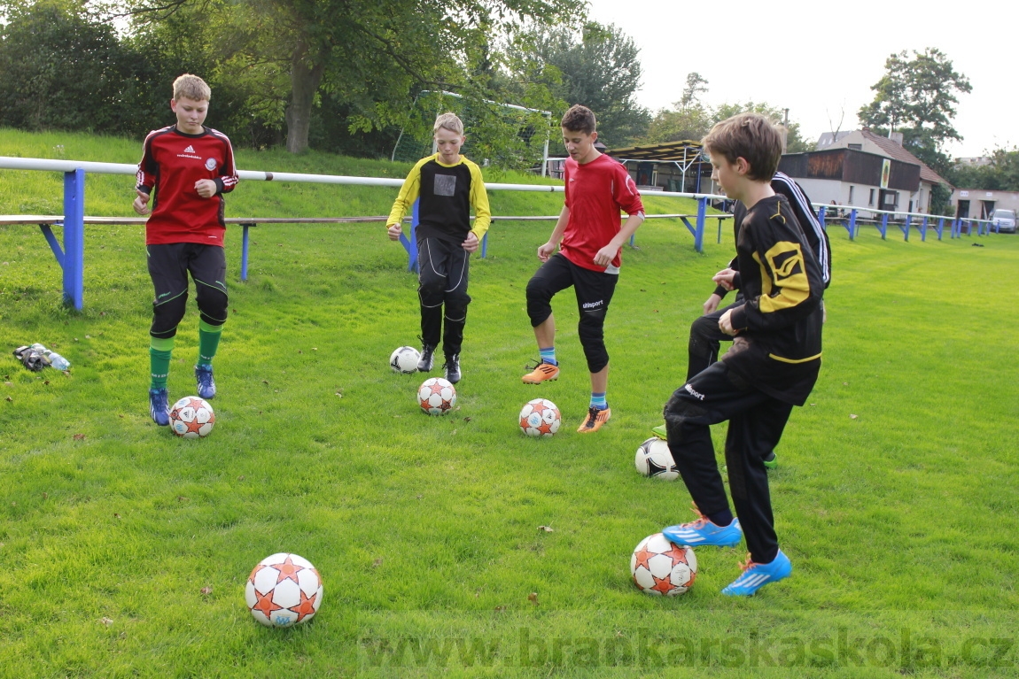 Brankářský trénink BFŠ - TJ AFK Nymburk - 9.9.2014