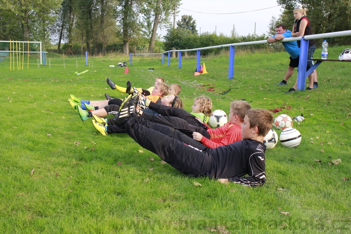 Brankářský trénink BFŠ - TJ AFK Nymburk - 9.9.2014