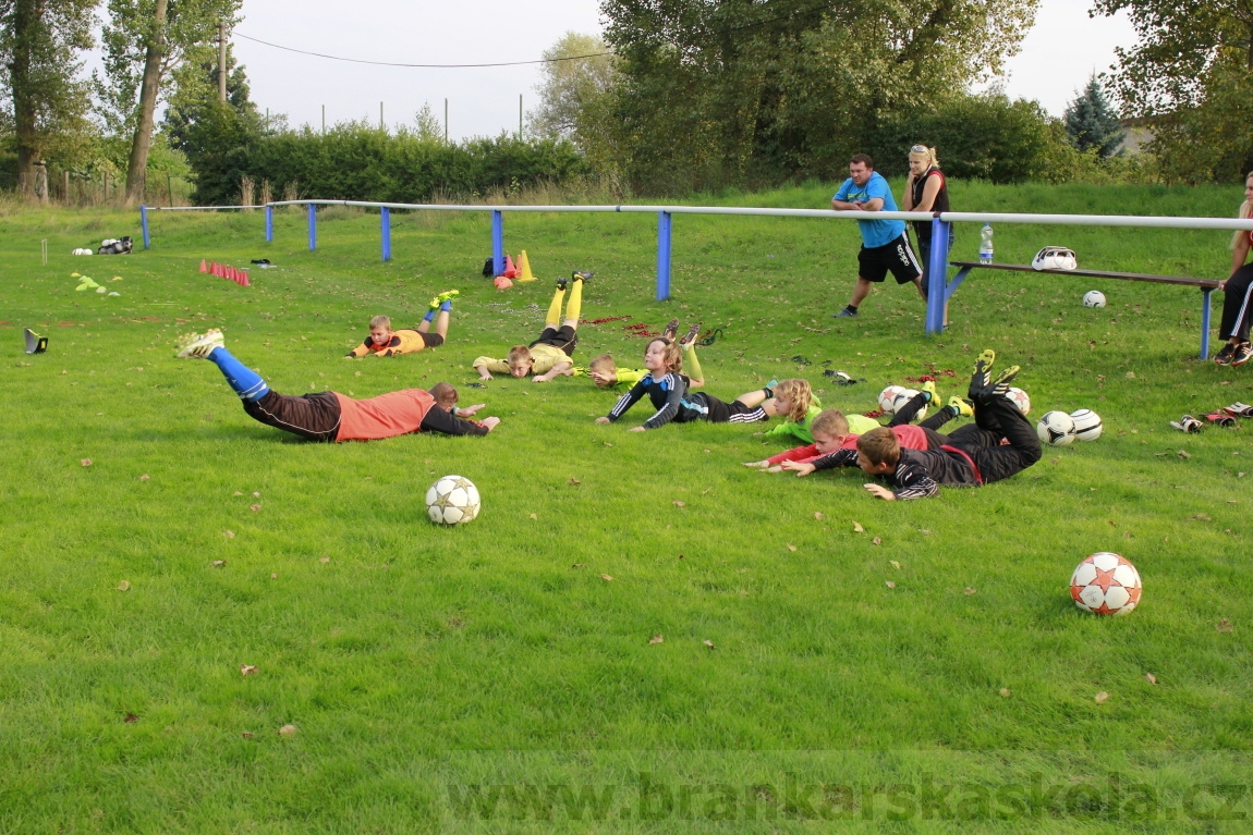 Brankářský trénink BFŠ - TJ AFK Nymburk - 9.9.2014
