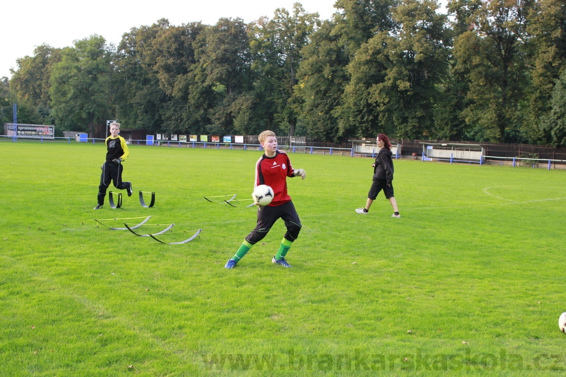 Brankářský trénink BFŠ - TJ AFK Nymburk - 9.9.2014