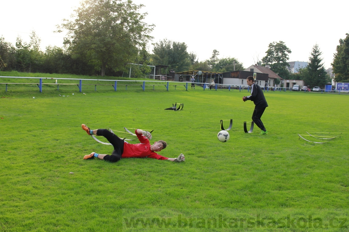 Brankářský trénink BFŠ - TJ AFK Nymburk - 9.9.2014
