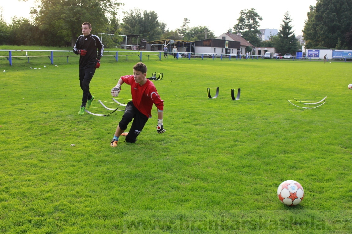 Brankářský trénink BFŠ - TJ AFK Nymburk - 9.9.2014