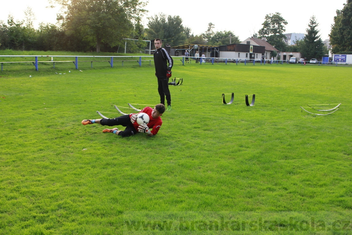 Brankářský trénink BFŠ - TJ AFK Nymburk - 9.9.2014