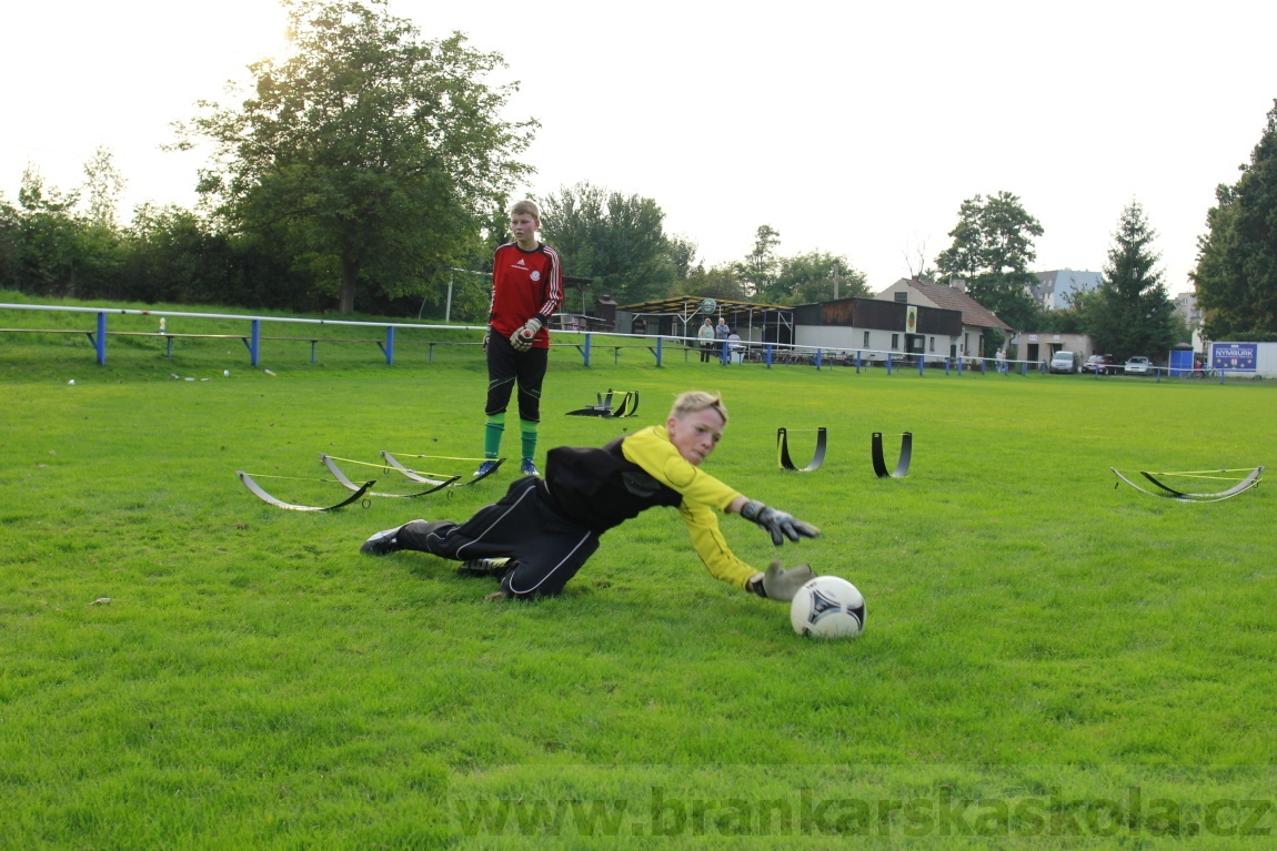 Brankářský trénink BFŠ - TJ AFK Nymburk - 9.9.2014