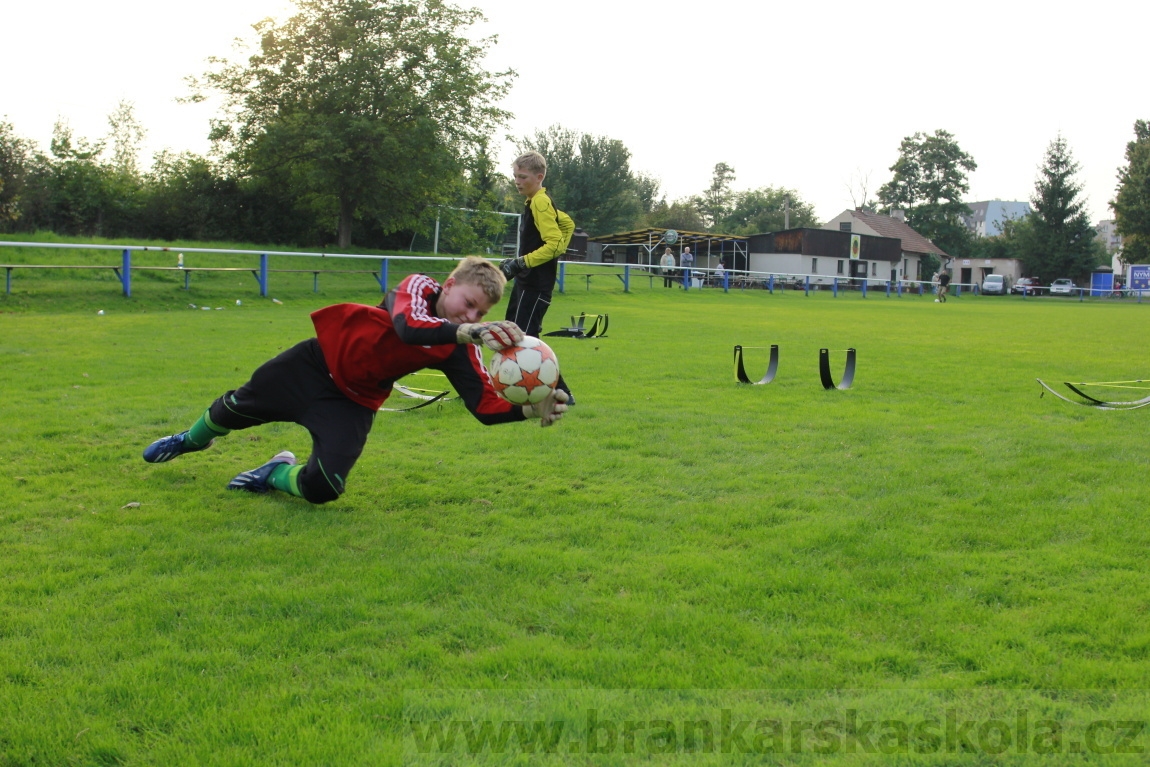 Brankářský trénink BFŠ - TJ AFK Nymburk - 9.9.2014