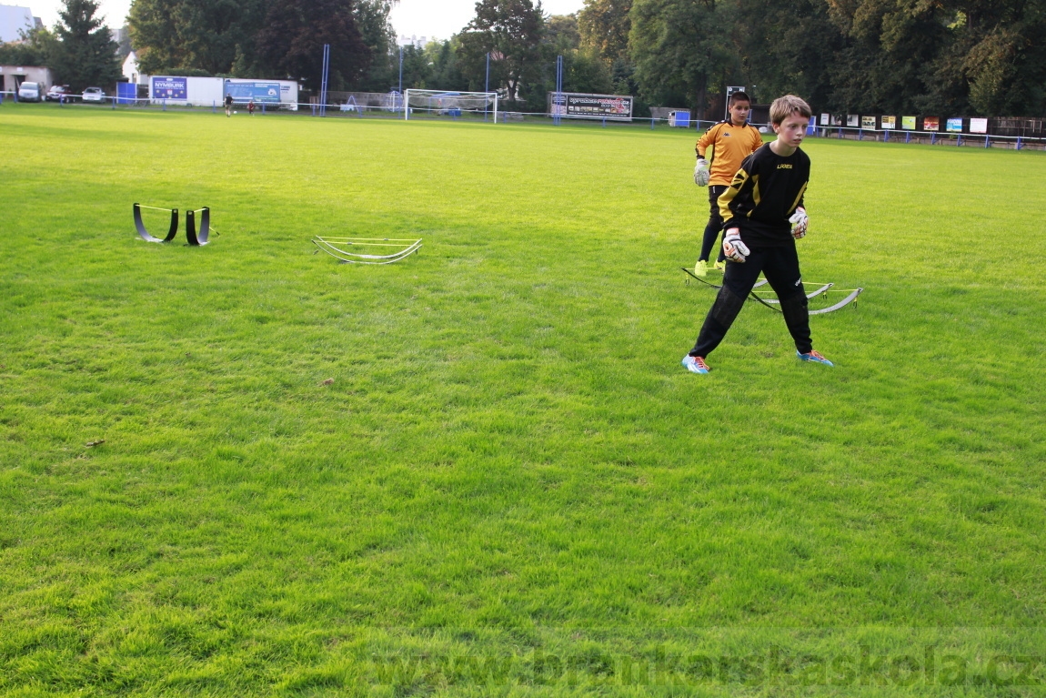 Brankářský trénink BFŠ - TJ AFK Nymburk - 9.9.2014