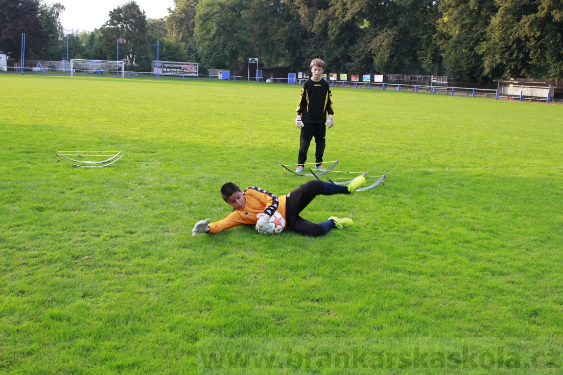 Brankářský trénink BFŠ - TJ AFK Nymburk - 9.9.2014