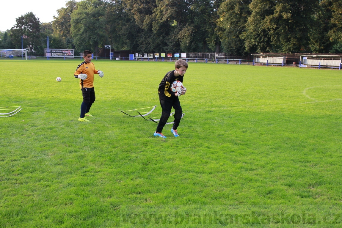 Brankářský trénink BFŠ - TJ AFK Nymburk - 9.9.2014