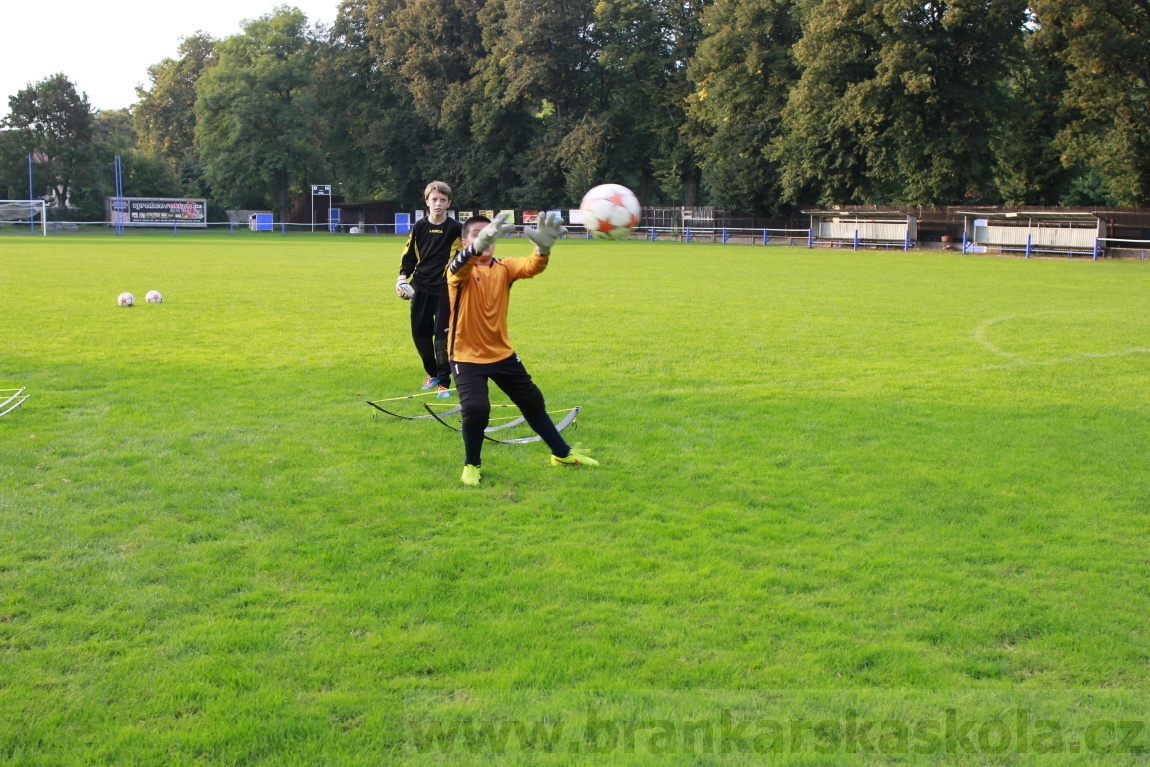 Brankářský trénink BFŠ - TJ AFK Nymburk - 9.9.2014