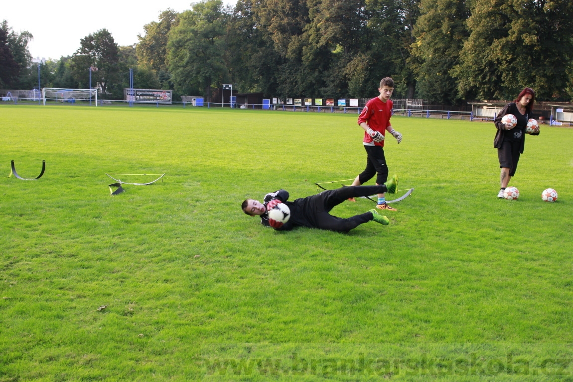 Brankářský trénink BFŠ - TJ AFK Nymburk - 9.9.2014