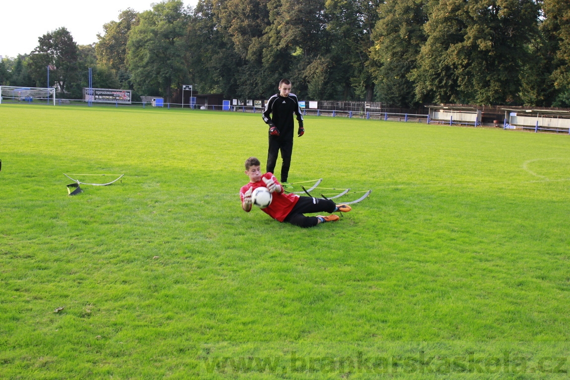Brankářský trénink BFŠ - TJ AFK Nymburk - 9.9.2014