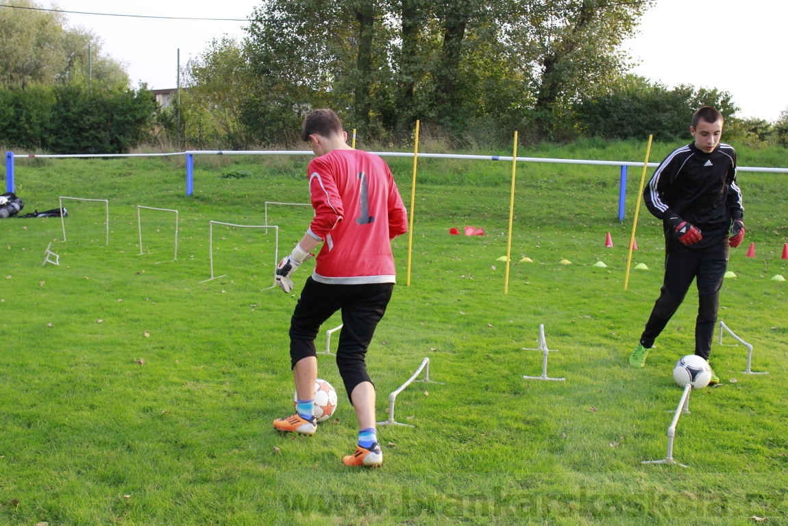 Brankářský trénink BFŠ - TJ AFK Nymburk - 9.9.2014