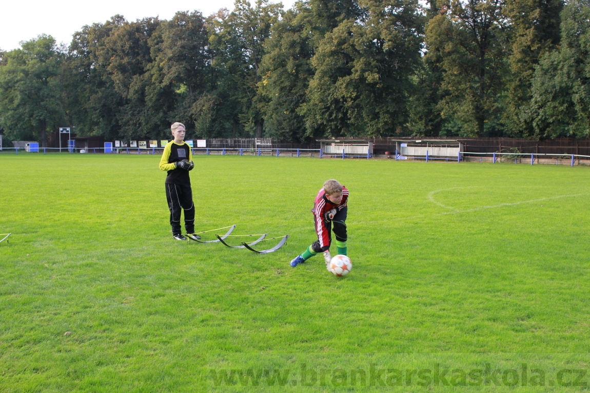 Brankářský trénink BFŠ - TJ AFK Nymburk - 9.9.2014