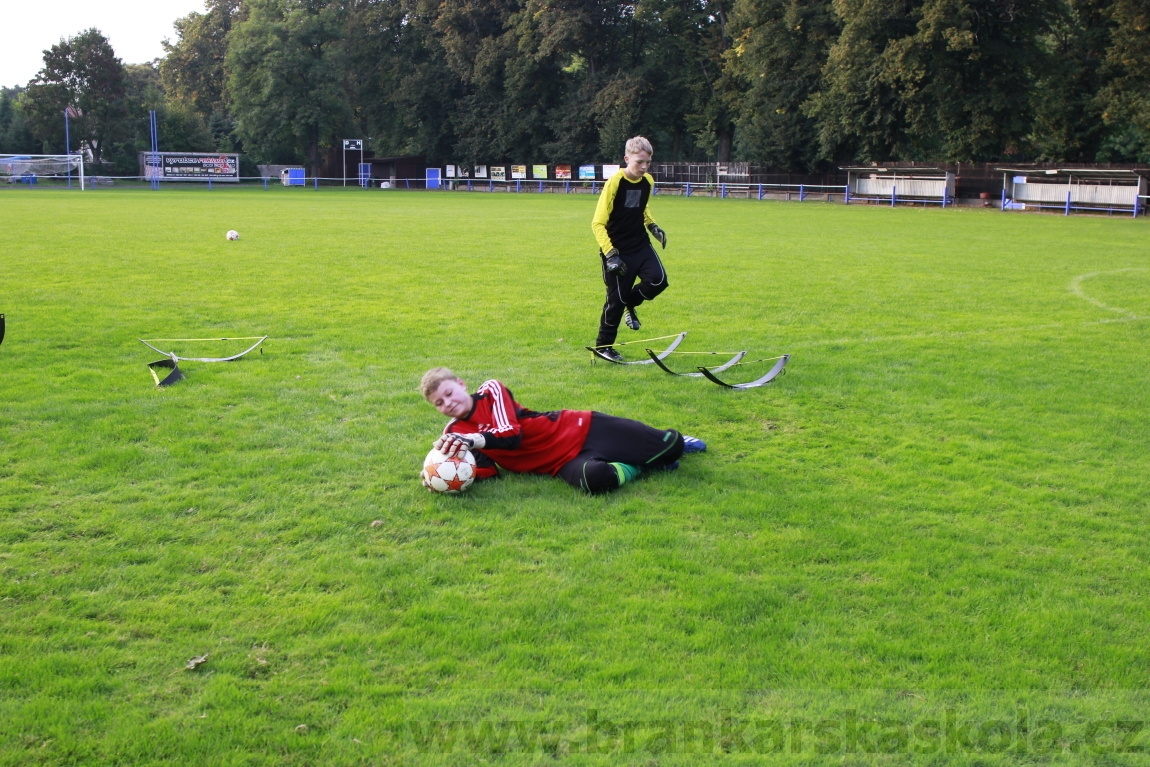 Brankářský trénink BFŠ - TJ AFK Nymburk - 9.9.2014