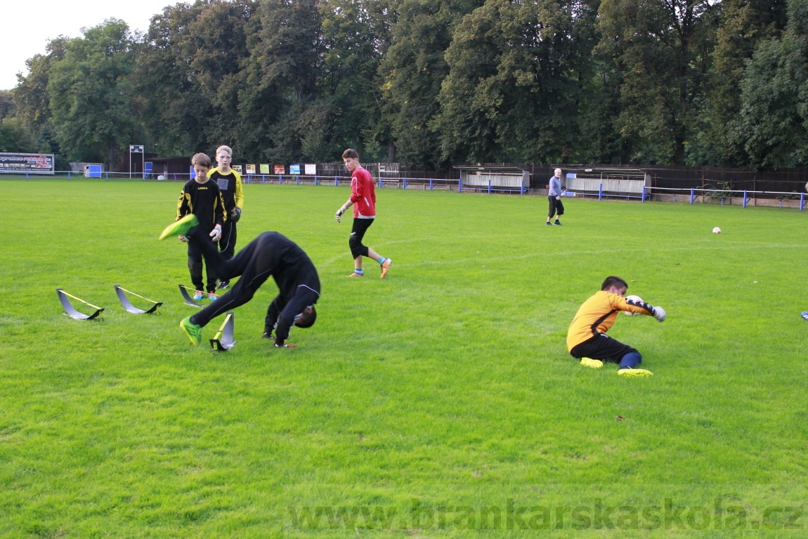 Brankářský trénink BFŠ - TJ AFK Nymburk - 9.9.2014