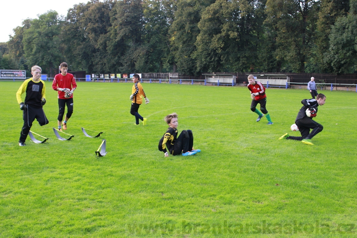 Brankářský trénink BFŠ - TJ AFK Nymburk - 9.9.2014