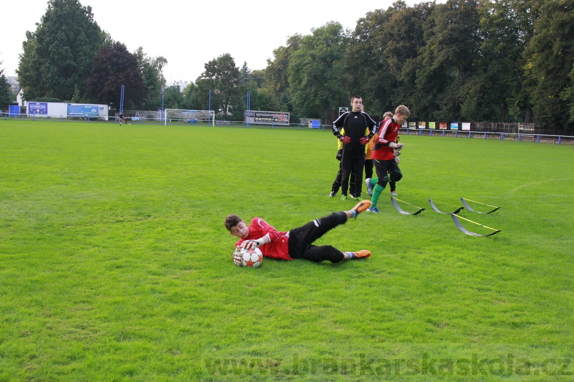 Brankářský trénink BFŠ - TJ AFK Nymburk - 9.9.2014