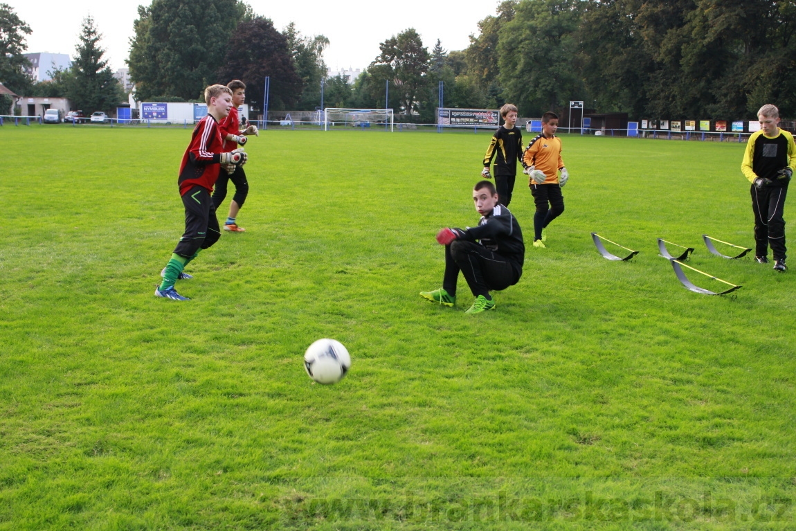 Brankářský trénink BFŠ - TJ AFK Nymburk - 9.9.2014
